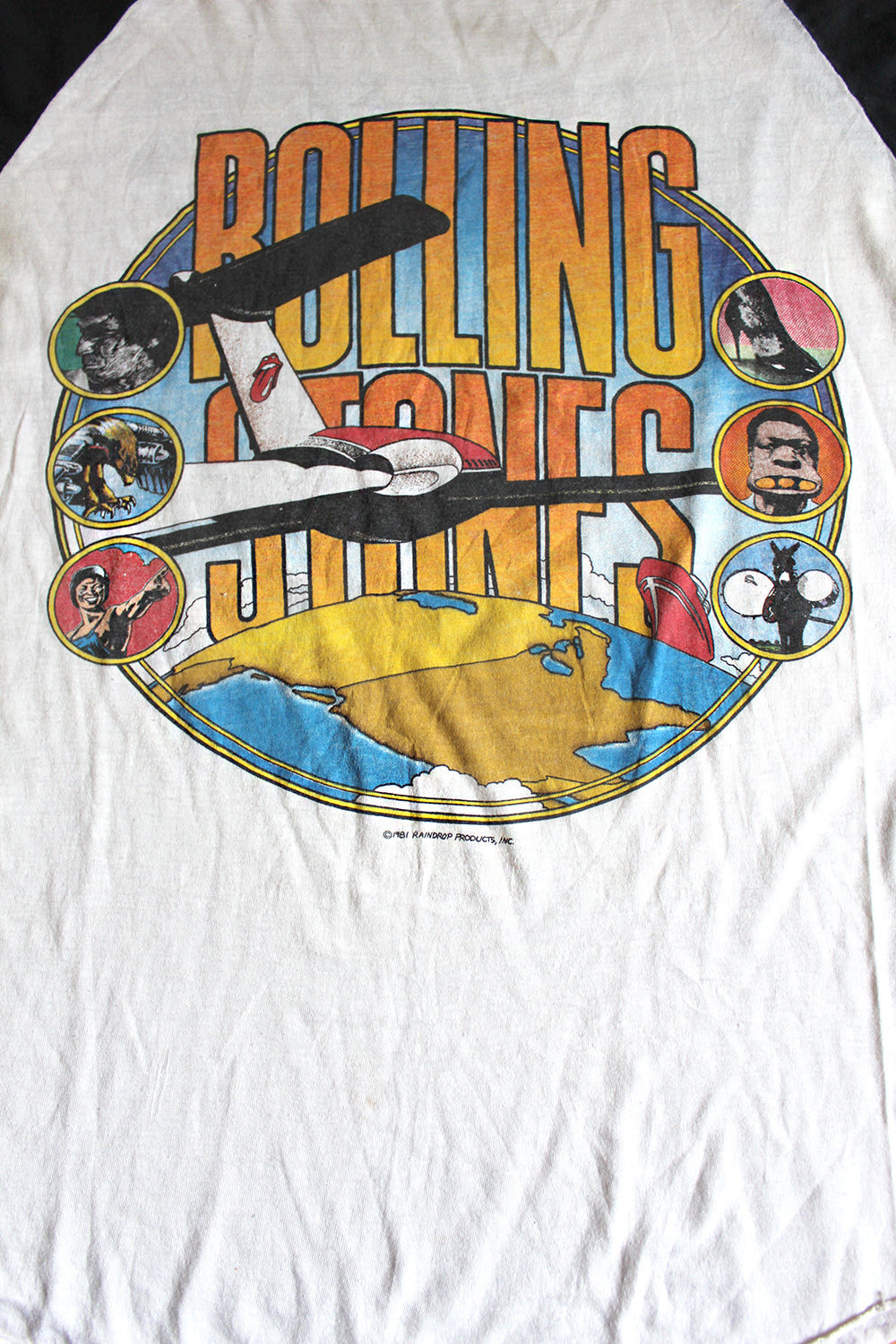 Vintage 80&#39;s Rolling Stones Tour Ringer