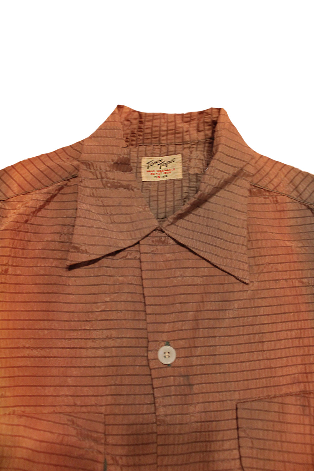 Vintage 50&#39;s Deadstock Sunfaded Button Down Shirt