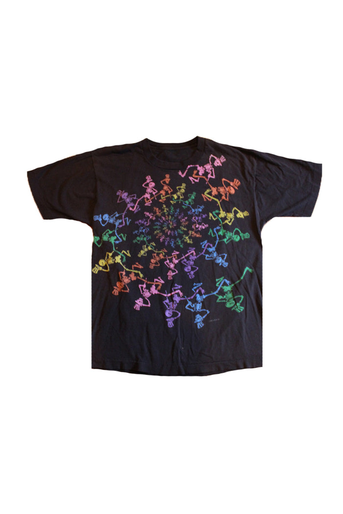 Vintage 90's Grateful Dead Rainbow Spiral T-Shirt