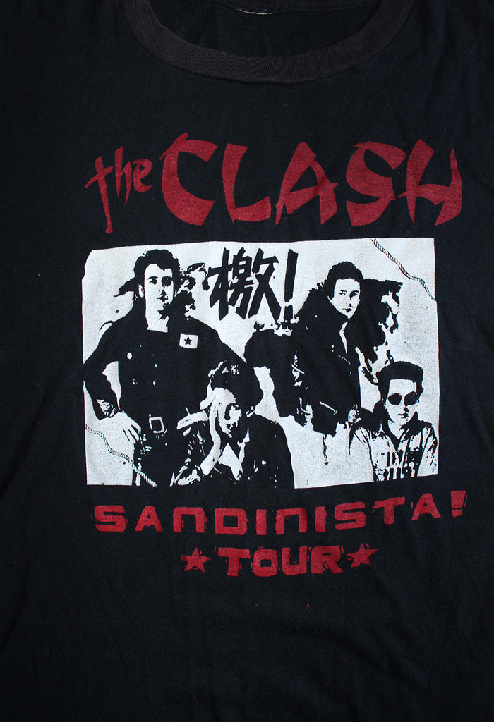 Vintage 80's The Clash Sandinista Tour T-Shirt