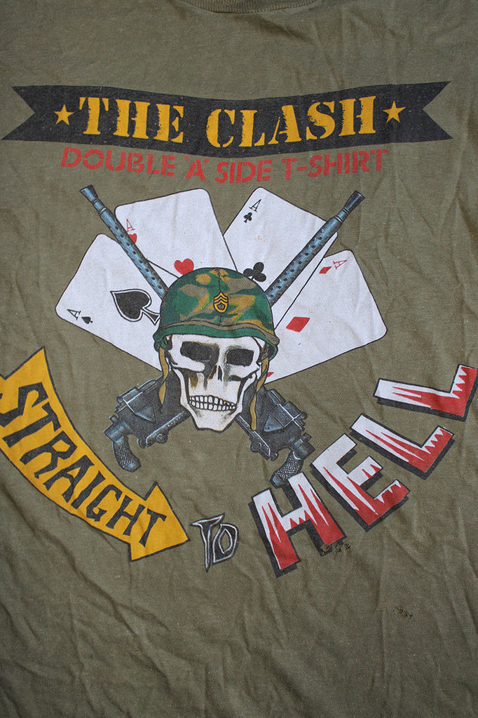 Vintage 80's The Clash Straight To Hell T-Shirt