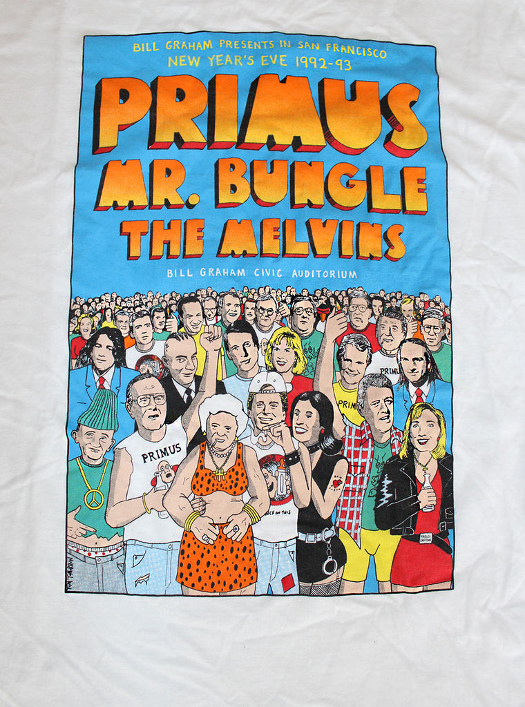 Vintage Deadstock 90's Primus Mr. Bungle The Melvins T-Shirt