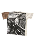 e. munch the scream all over print vintage tshirt