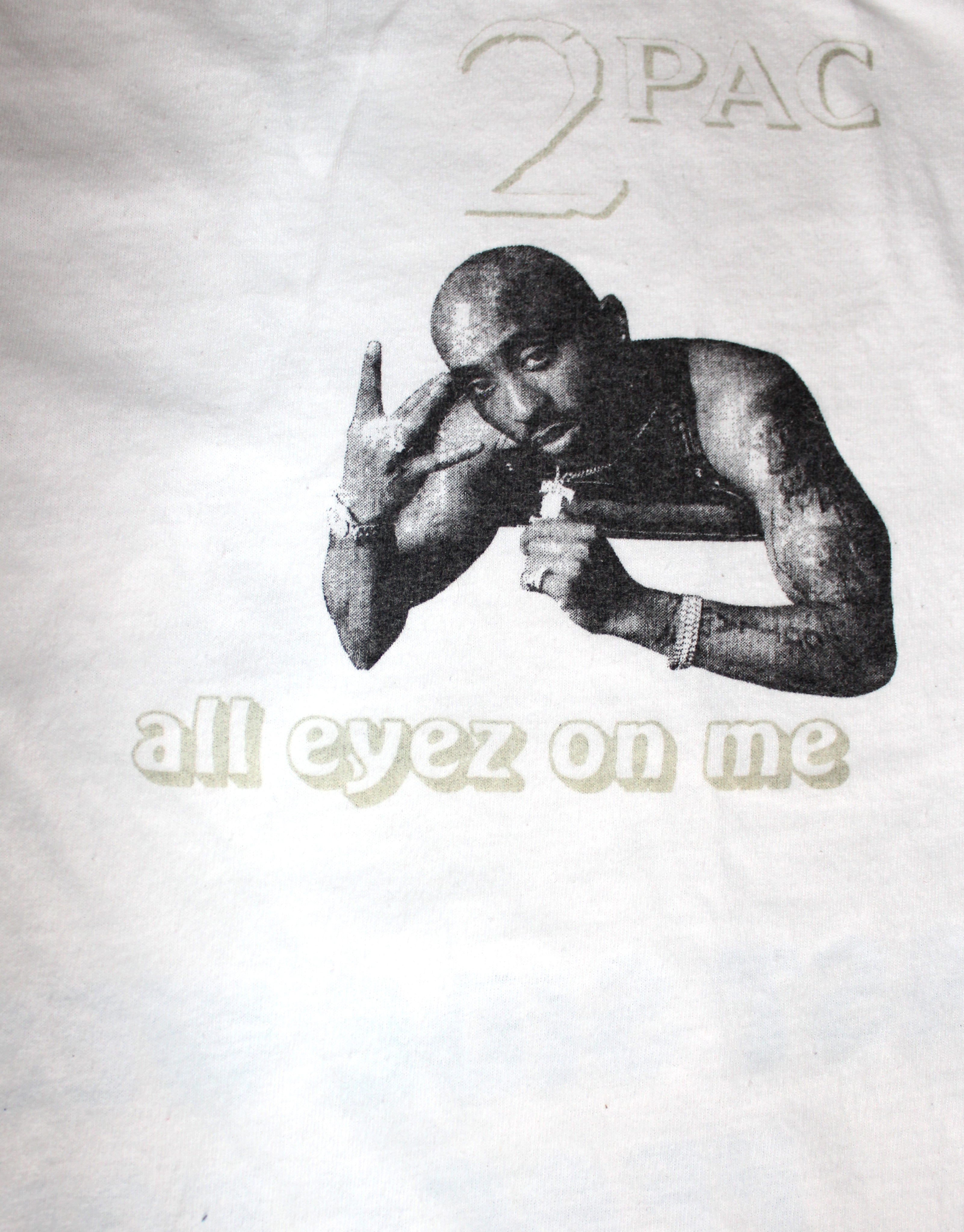 Vintage 90's Rare Tupac All Eyez On Me East Coast West Coast Peace