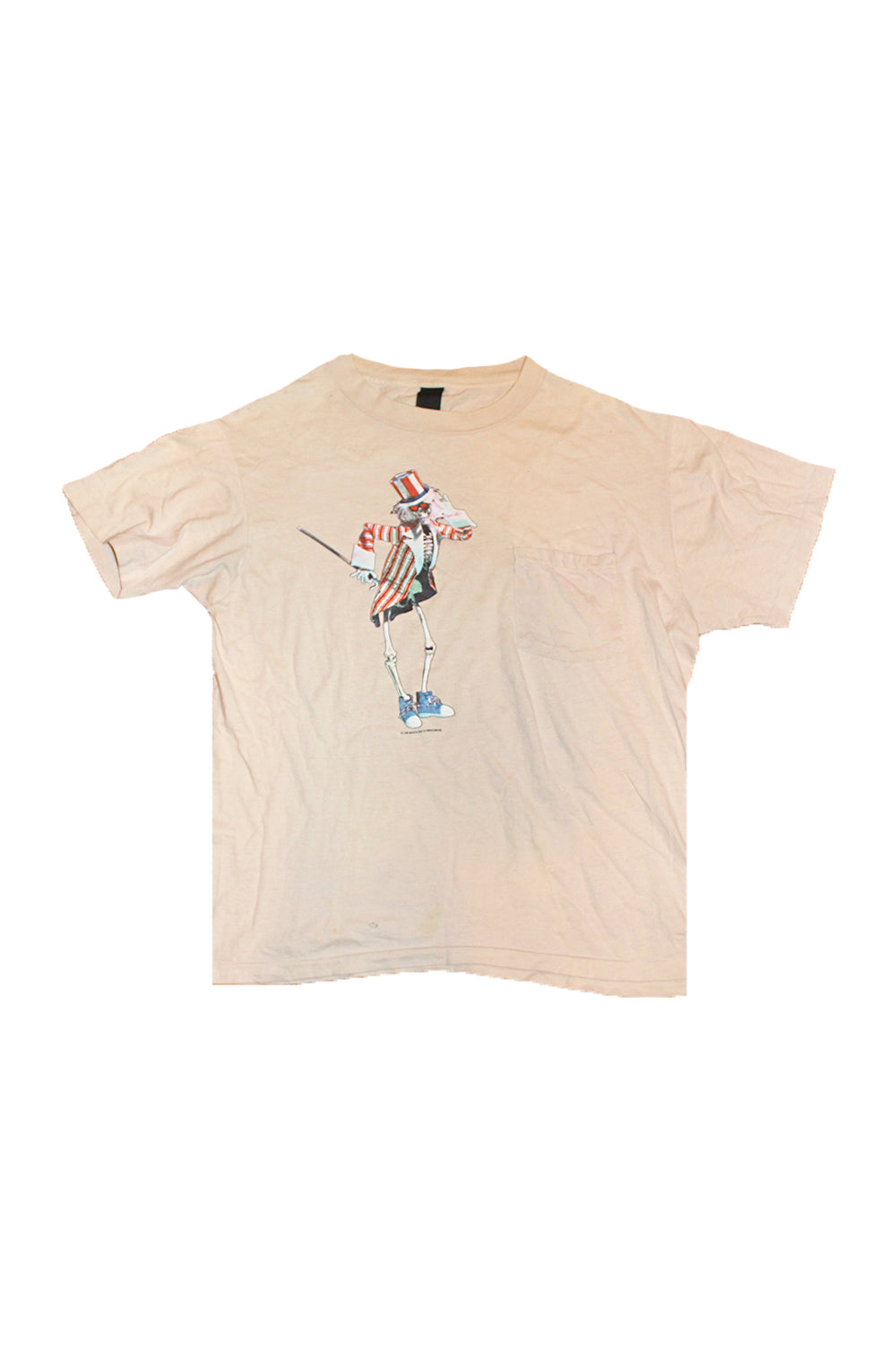 Vintage 80&#39;s Grateful Dead Uncle Sam Pocket T-Shirt