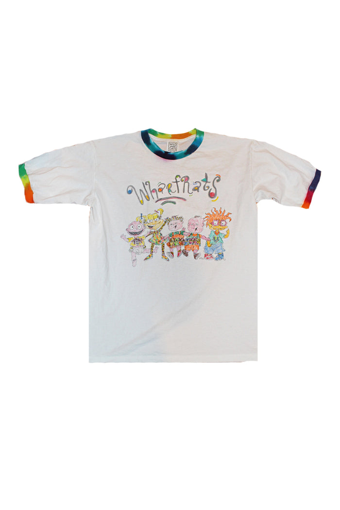 Vintage 90's Grateful Dead WharfRats Handmade Rugrats T-Shirt