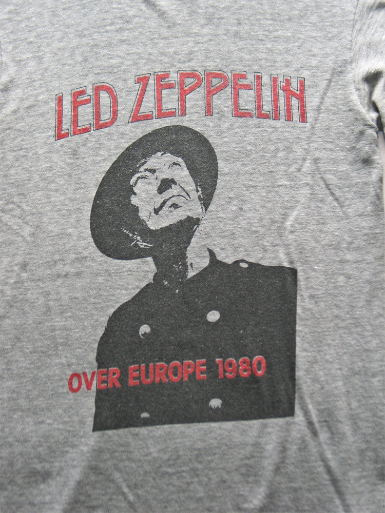 Led Zeppelin Europe Tour Vintage T-Shirt 1980