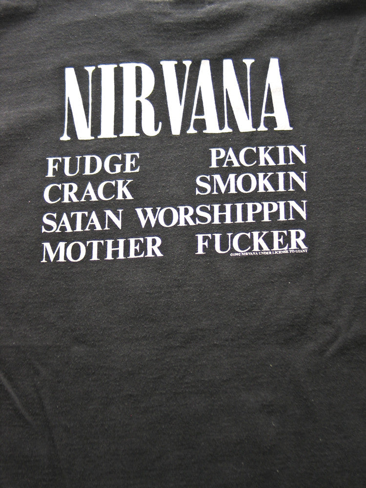 Nirvana Vestibule Dantes Inferno Vintage T-Shirt 1992