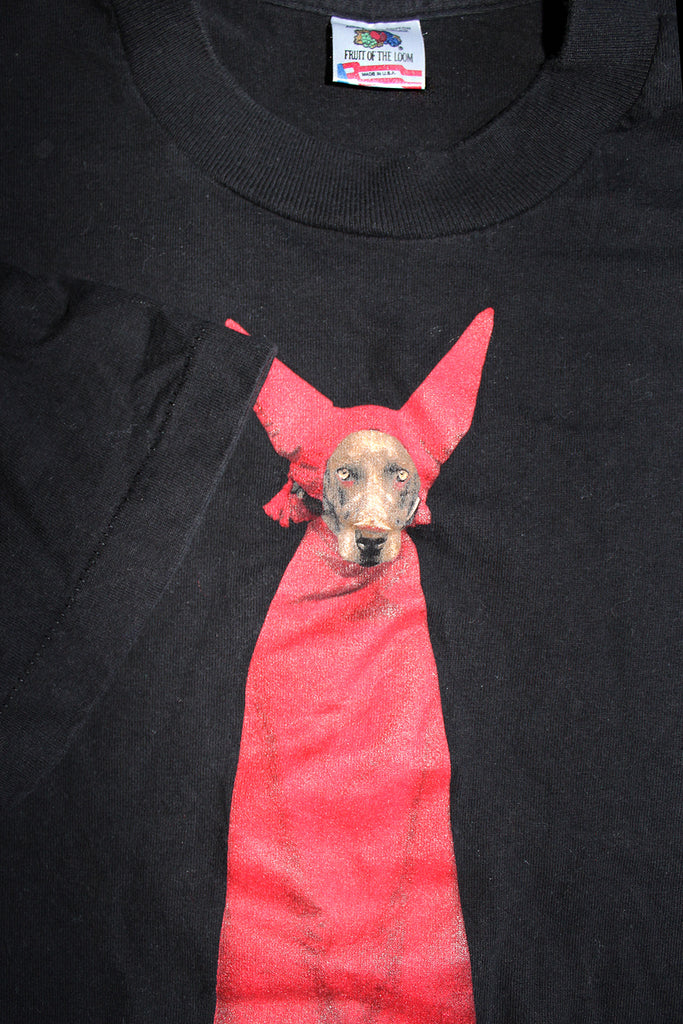 Vintage 90's William Wegman Devil Dog T-Shirt
