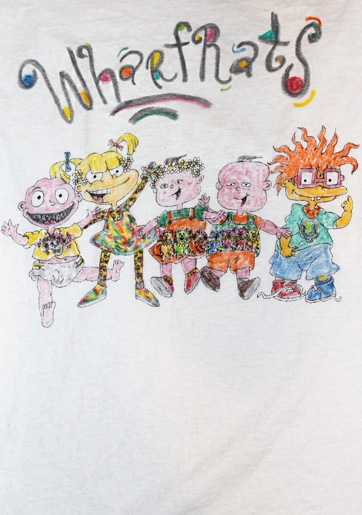 Vintage 90's Grateful Dead Wharfrats Handmade T-Shirt  rugrats nickolodeon