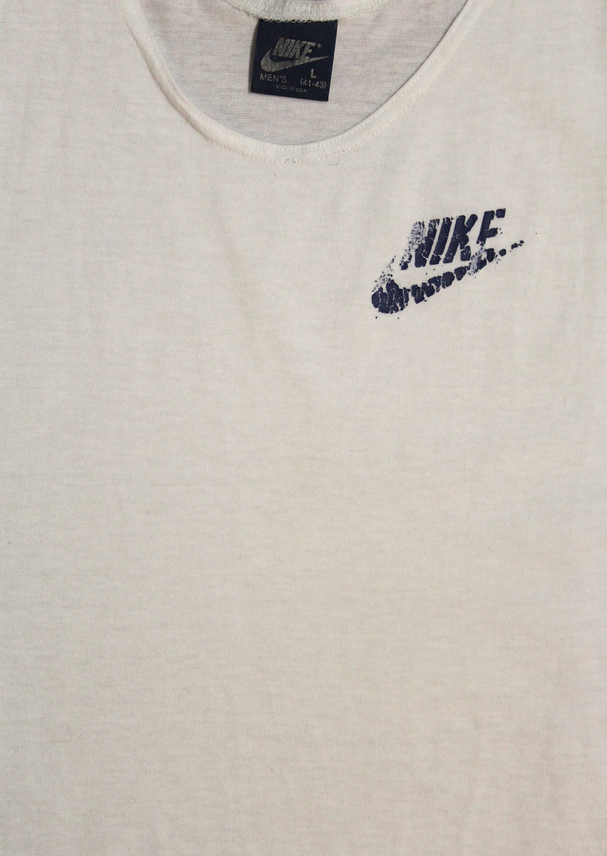 Vintage 1980&#39;s Nike White Tank